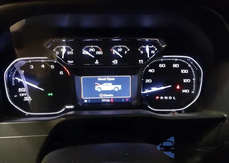 2020 GMC Sierra 1500 2Wd Double Cab Standard Box Elevation from USA, damaged, VIN 1GTR8CED1LZ118331